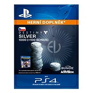 1000 (+100 Bonus) Destiny 2 Silver - PS4 CZ Digital - Gaming Accessory