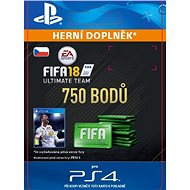 750 FIFA 18 Points Pack - PS4 CZ Digital - Gaming Accessory