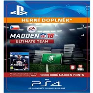 12000  Madden NFL 18 Ultimate Team Points - PS4 CZ Digital - Gaming Accessory