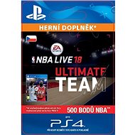 NBA Live 18 Ultimate Team - 500 NBA points - PS4 CZ Digital - Gaming Accessory