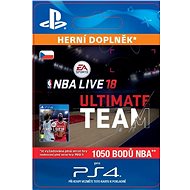 NBA Live 18 Ultimate Team - 1050 NBA points - PS4 CZ Digital - Gaming Accessory