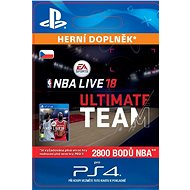 NBA Live 18 Ultimate Team - 2800 NBA points - PS4 CZ Digital - Gaming Accessory