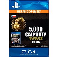 5,000 Call of Duty: WWII Points - PS4 CZ Digital - Gaming Accessory