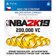 200,000 VC NBA 2K19 - PS4 CZ Digital - Gaming Accessory