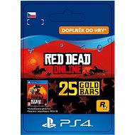Red Dead Redemption 2: 25 Gold Bars - PS4 CZ Digital - Gaming Accessory