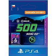 NHL 20 ULTIMATE TEAM NHL POINTS 500 - PS4 CZ Digital - Gaming Accessory