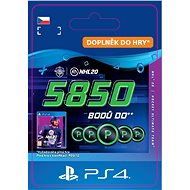 NHL 20 ULTIMATE TEAM NHL POINTS 5850 - PS4 CZ Digital - Gaming Accessory