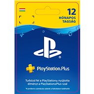 PlayStation Plus 12 měsíční členství - PS4 HU Digital - Dobíjecí karta
