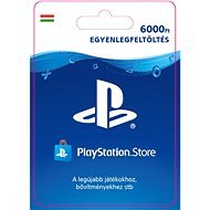 PlayStation Store - 6000 forintos feltöltőkártya - HU digitális - Feltöltőkártya