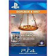 FOR HONOR 5 000 STEEL Credits Pack  - PS4 SK Digital - Herní doplněk