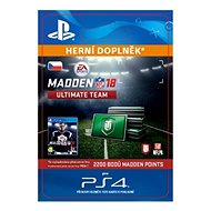 2200 Madden NFL 18 Ultimate Team Points - PS4 SK Digital - Herní doplněk