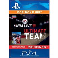 NBA Live 18 Ultimate Team - 8900 NBA points - PS4 SK Digital - Herní doplněk