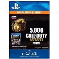 5,000 Call of Duty: WWII Points – PS4 SK Digital - Herný doplnok