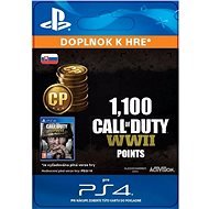1,100 Call of Duty: WWII Points – PS4 SK Digital - Herný doplnok