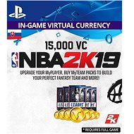 15,000 VC NBA 2K19 - PS4 SK Digital - Herní doplněk