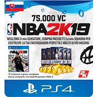 75,000 VC NBA 2K19 - PS4 SK Digital - Herní doplněk