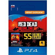 Red Dead Redemption 2: 55 Gold Bars – PS4 SK Digital - Herný doplnok