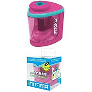 MITAMA electric/manual, 1 hole, pink - Pencil Sharpener