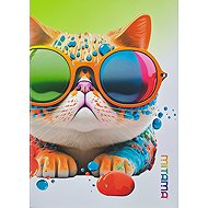 MITAMA Cat, A4, lined, 40+2 sheets - Exercise Book