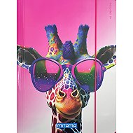 MITAMA Giraffe A4 with rubber band and flaps - School Folder