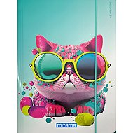 MITAMA Cat A4 with rubber band and flaps - School Folder