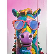 MITAMA Horse A4 with rubber band and flaps - School Folder