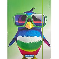MITAMA Penguin A4 with rubber band and flaps - School Folder