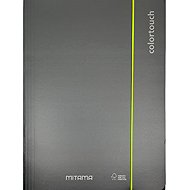 MITAMA A4 with elastic band and flaps, metallic black - Document Folder