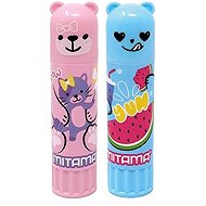 MITAMA Klebestift 2 x 15 g, rosa/blau - Fester Kleber