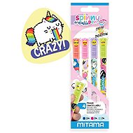 MITAMA Spinny Pen, 0.7/0.35 mm, vymazatelný, Crazy - sada 4 ks - Roller