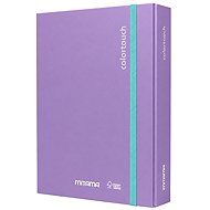 MITAMA A4 with Elastic Band and Flaps, 5 cm, Metallic Purple - Document Folder