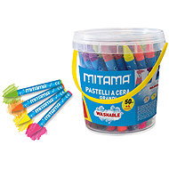 MITAMA Washable, in a Bucket - Set of 54 pcs - Wax Crayons
