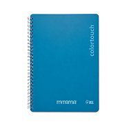 MITAMA i-Note 18,5 × 24 cm, blanko, 90 Blatt, cyan - Notizblock
