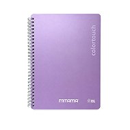 MITAMA i-Note 18,5 × 24 cm, kariert, 90 Blatt, violett - Notizblock