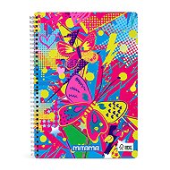 MITAMA A4, linkovaný, 60 listů, motýl - Notepad