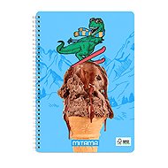 MITAMA A4, linkovaný, 60 listů, Dinosaurus - Notepad