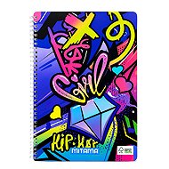 MITAMA A4, linkovaný, 60 listů, girl - Notepad