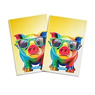 MITAMA Prasátko, A4, linkovaný, 42 listů - balení 2 ks - Exercise Book