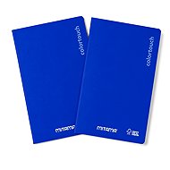 MITAMA, A4, linkovaný s okrajem, 42 listů, modrý - balení 2 ks - Exercise Book