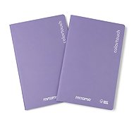 MITAMA, A5, čtverečkovaný, 42 listů, fialový - balení 2 ks - Exercise Book