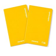 MITAMA, A5, čtverečkovaný, 42 listů, žlutý - balení 2 ks - Exercise Book