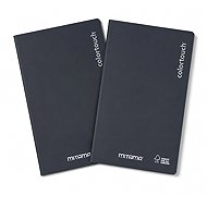 MITAMA, A5, čtverečkovaný, 42 listů, černý - balení 2 ks - Exercise Book