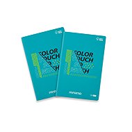 MITAMA, A4, čtverečkovaný, 54 listů, tyrkysový - balení 2 ks - Exercise Book