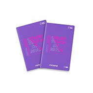 MITAMA, A4, čtverečkovaný, 54 listů, fialový - balení 2 ks - Exercise Book