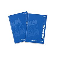 MITAMA, A4, linkovaný s okraji, 54 listů, modrý - balení 2 ks - Exercise Book