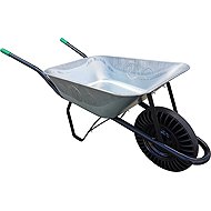 J. A. D. TOOLS construction wheelbarrow 80l full wheel, galvanized towed body 100 kg - Construction wheelbarrow