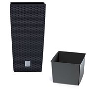 Prosperplast RATO SQUARE 40x40x75cm, 40/91.5l, Anthracite - Flower Pot