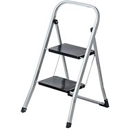 M.A.T. Steel Stepladder 2 Folding Shelves Load Capacity of 150kg - Stepladder