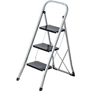 M.A.T. Steel Stepladder 3 Folding Shelves Load Capacity of 150kg - Stepladder