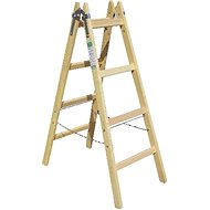 M.A.T. Painter's Ladder 4 Rungs PREMIUM Wooden - Folding Ladder